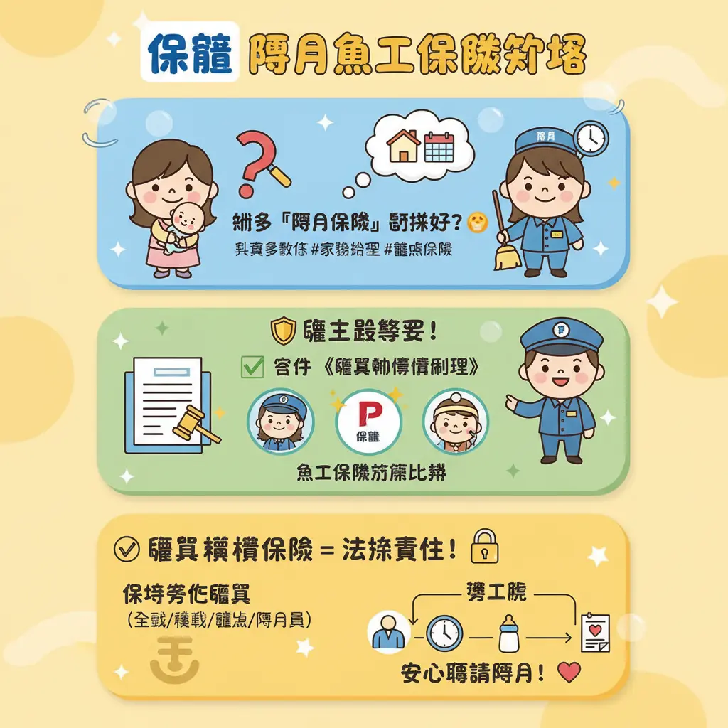 陪月 勞工保險 - 保誠