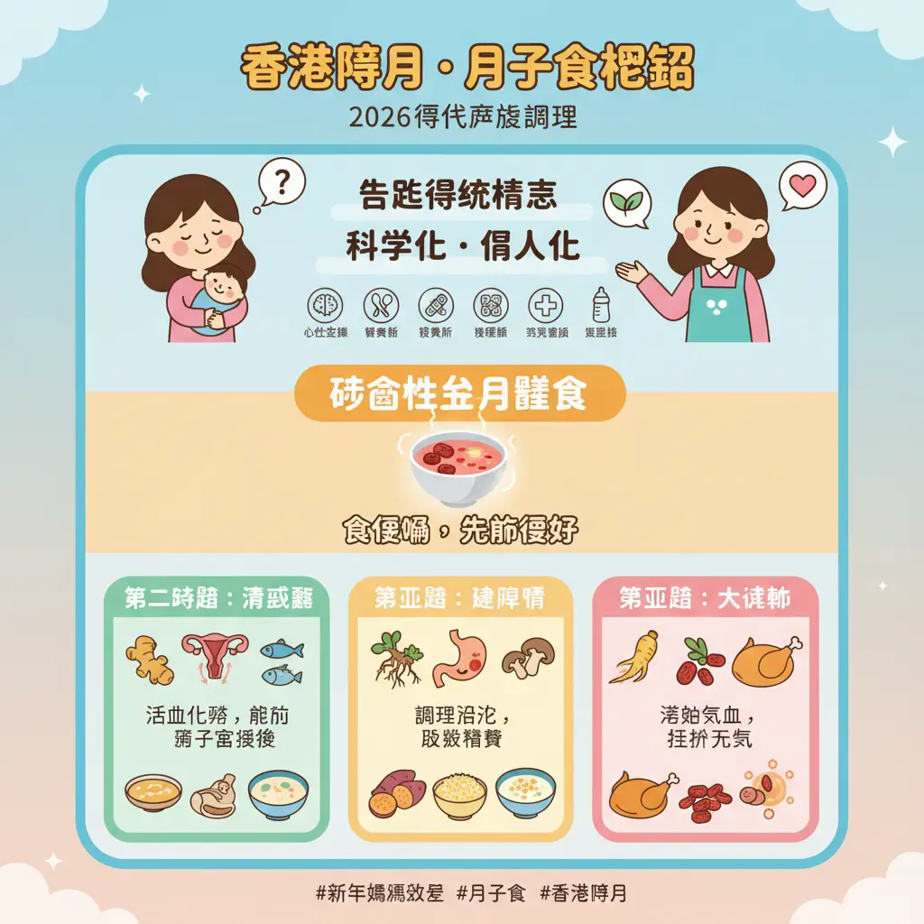 香港 陪月 - 月子餐