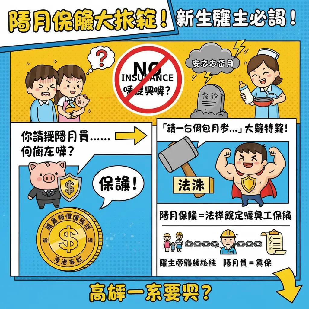 陪月 保險 - 僱主