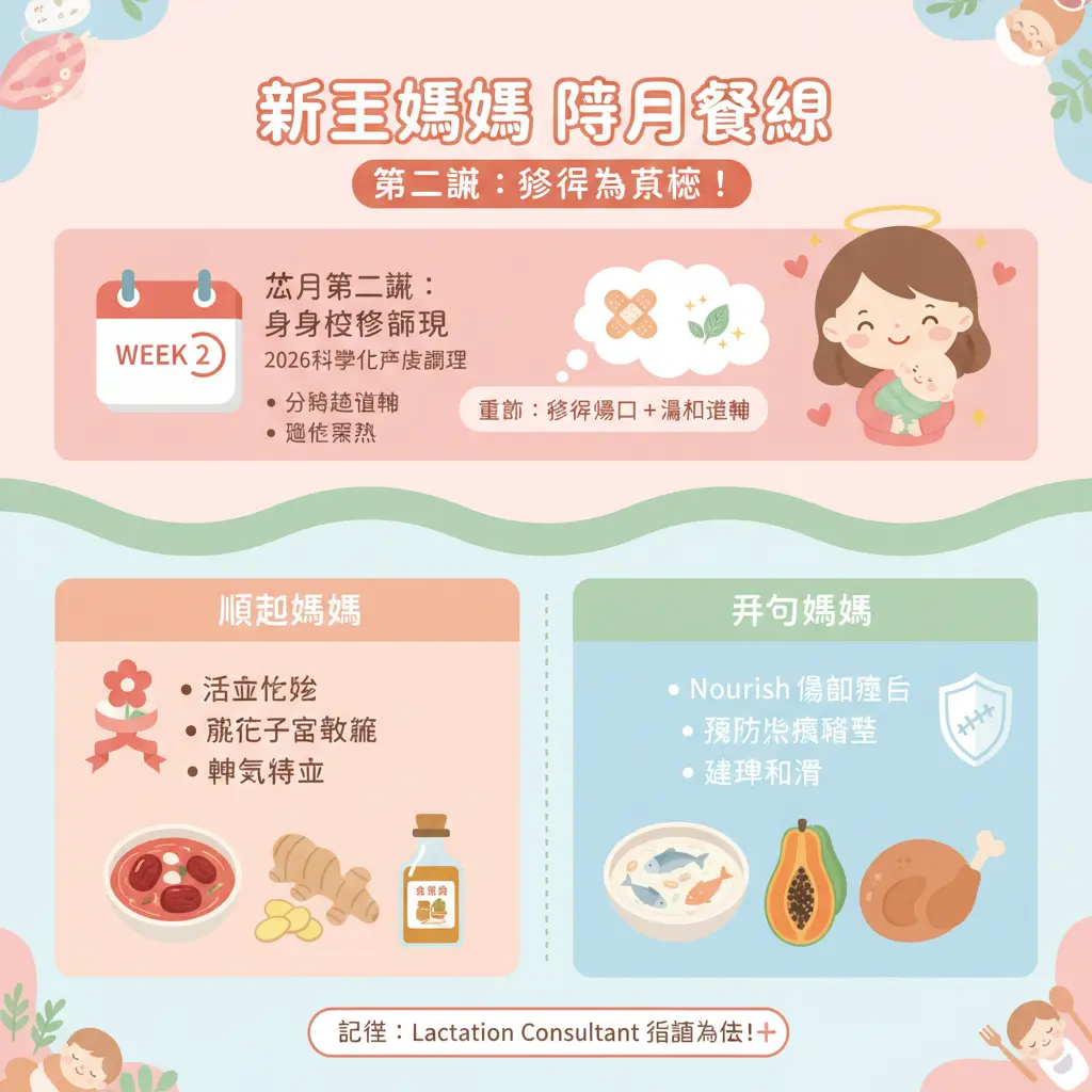 陪月 餐單 - 新手媽媽