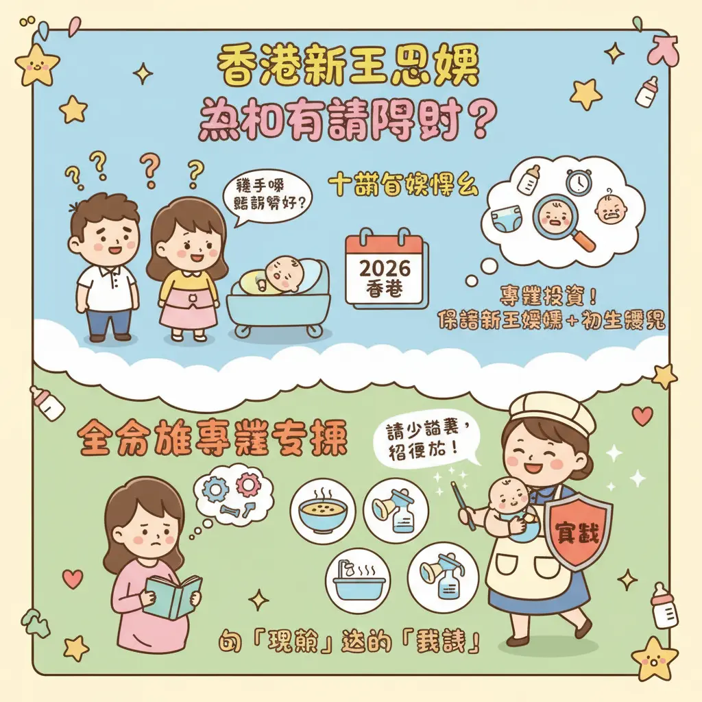 香港 陪月 - 初生嬰兒