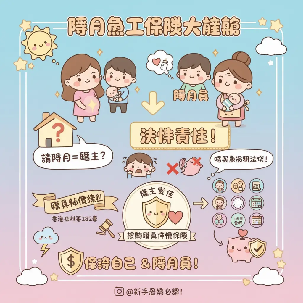 陪月 勞工保險 - 僱員補償條例