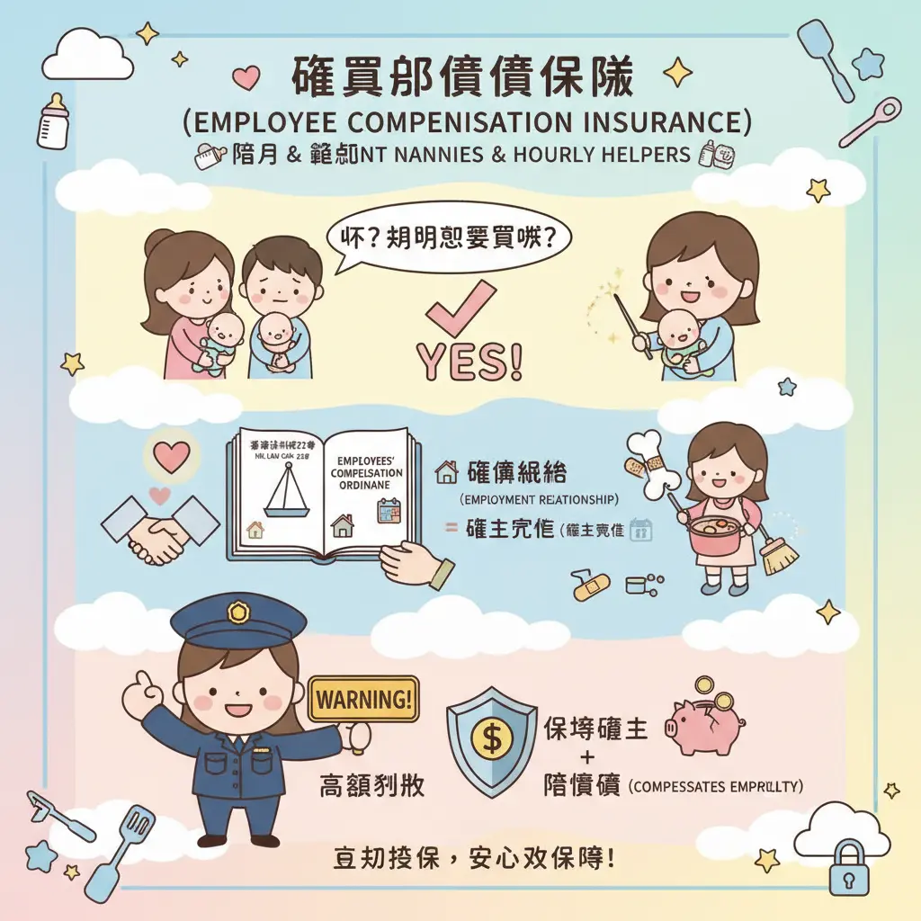 陪月 勞工保險 - 僱員補償保險