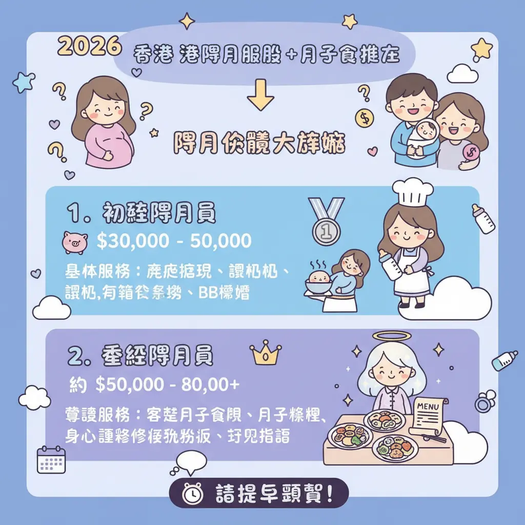 陪月 推介 - 月子餐